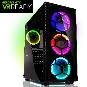 CK AMD Ryzen 5 2600X 16GB RAM 2TB HDD 120GB SSD Radeon RX 580 8GB Gaming Pc ConsolekillerPc