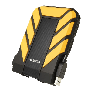 ADATA 2TB HD710 Pro Rugged External Hard Drive, 2.5", USB 3.1, IP68 Water/Dust Proof, Shock Proof, Yellow