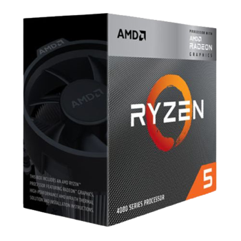 AMD Ryzen 5 4600G CPU, AM4, 3.7GHz (4.2 Turbo), 6-Core, 65W, 11MB Cache, 7nm, 4th Gen, Radeon Graphics