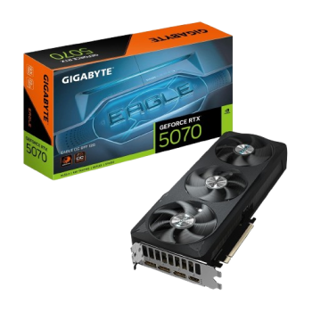 Gigabyte GeForce RTX 5070 EAGLE OC SFF 12GB GDDR7 Graphics Card | 2587MHz, Triple Fan, DisplayPort & HDMI