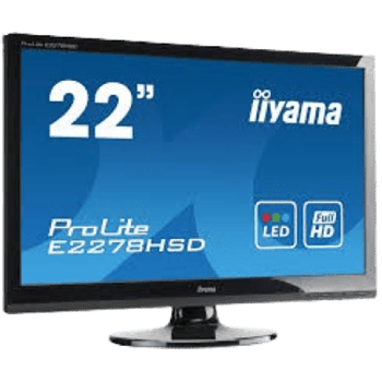 IIYAMA ProLite E2278HSD 22-inch FHD Monitor HDMI VGA DisplayPort LED Monitor – Full HD Display
