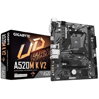 Gigabyte A520M K V2 AMD AM4 Micro-ATX Motherboard | DDR4 | M.2 | HDMI