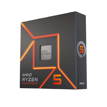 AMD Ryzen 5 7600X 4.7GHz 6 Core AM5 Processor, 12 Threads, 4.7GHz up to 5.3GHz Boost, 38MB Cache,105W, No Fan, Radeon Graphics